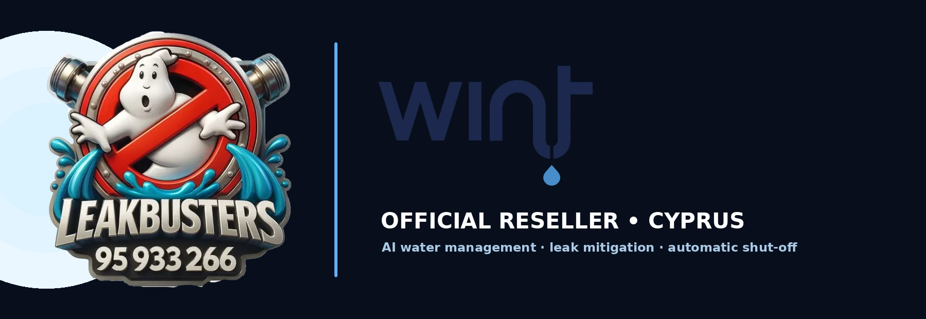 LeakBusters and WINT official reseller partnership in Cyprus